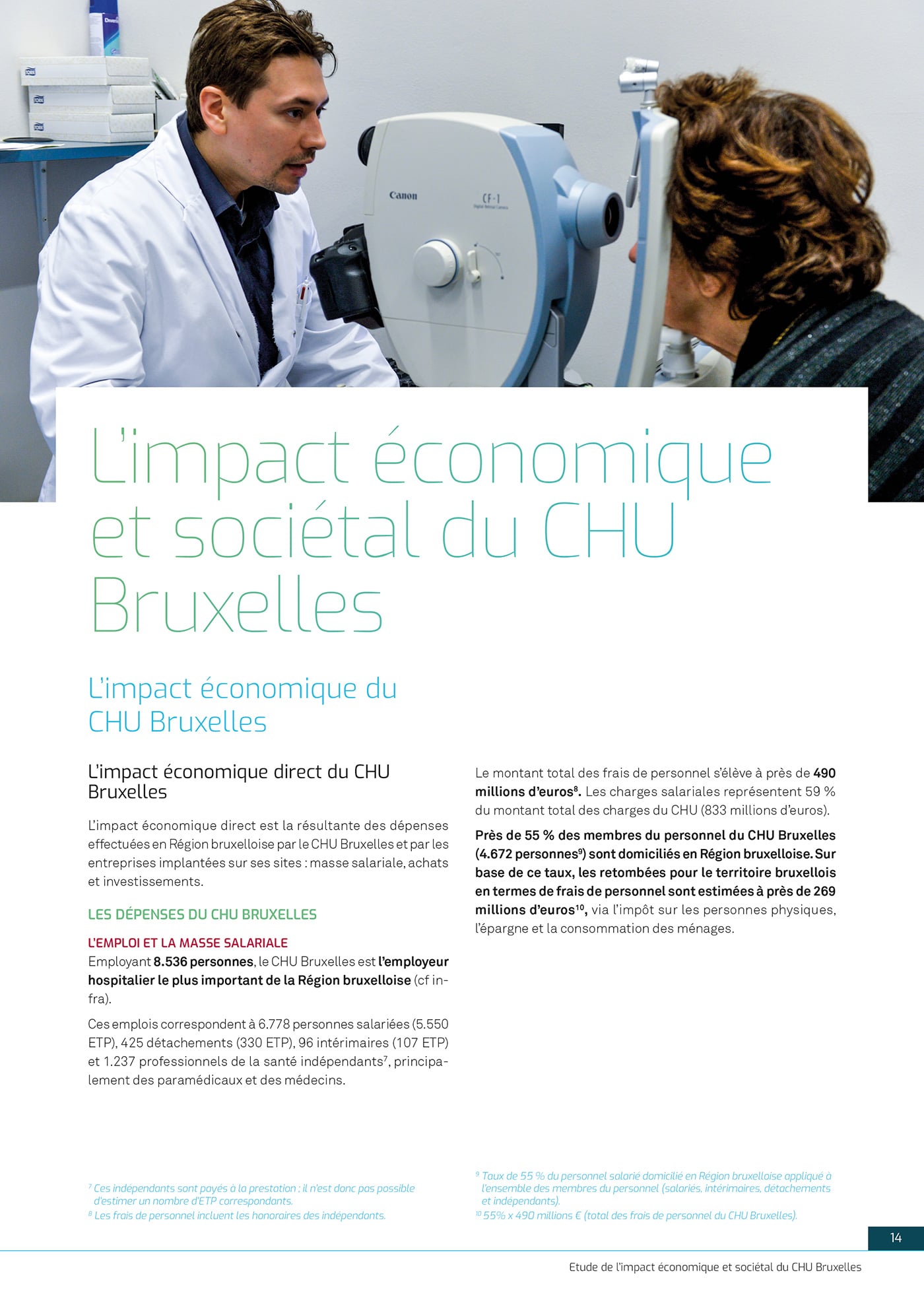 Chu impact report web designer brussels simpl-Simpl. SRL is a graphic design studio in Brussels