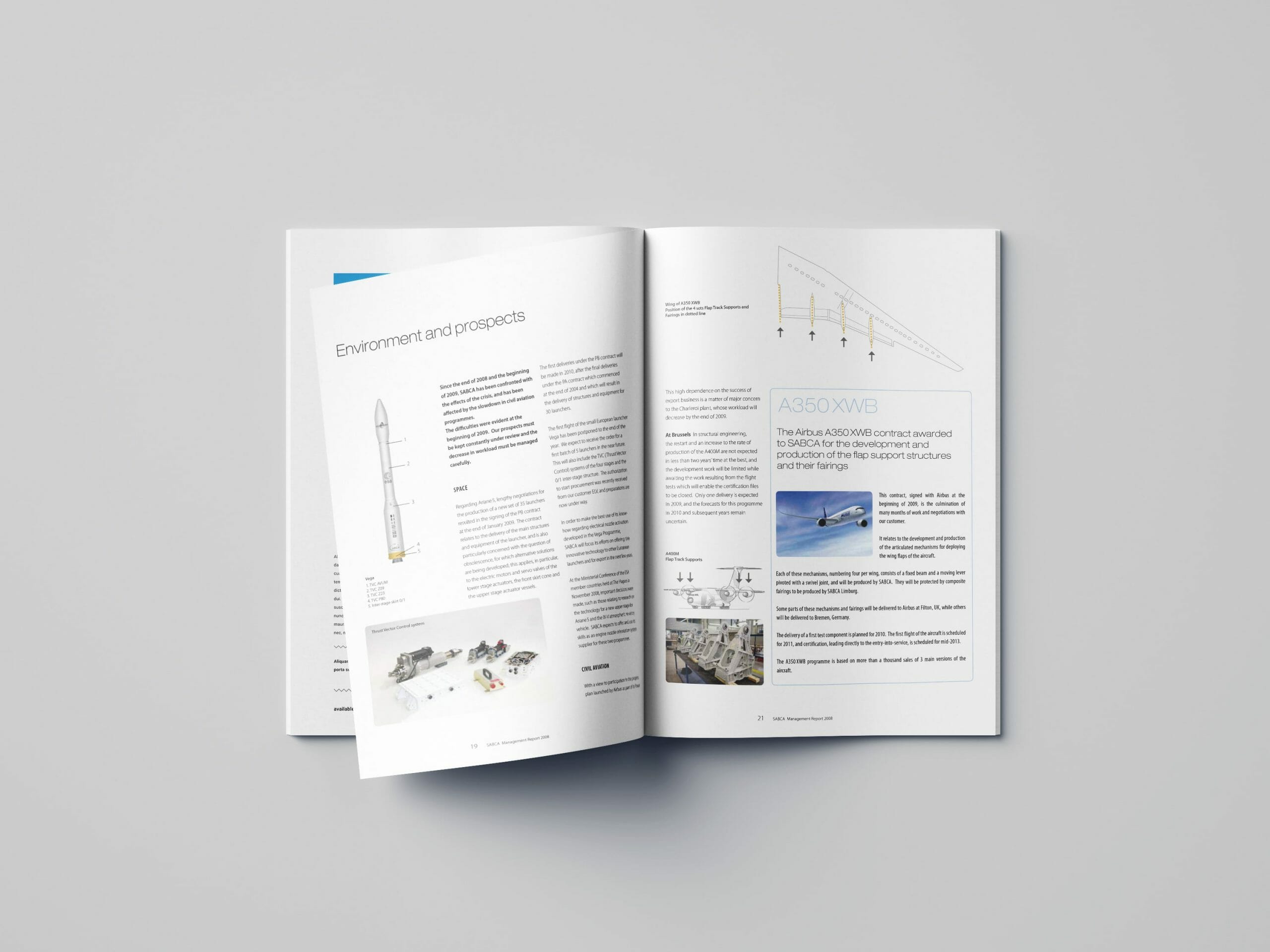 Sabca annual report graphic web designer brussels simplified scaled-Simpl. SRL is a graphic design studio in Brussels