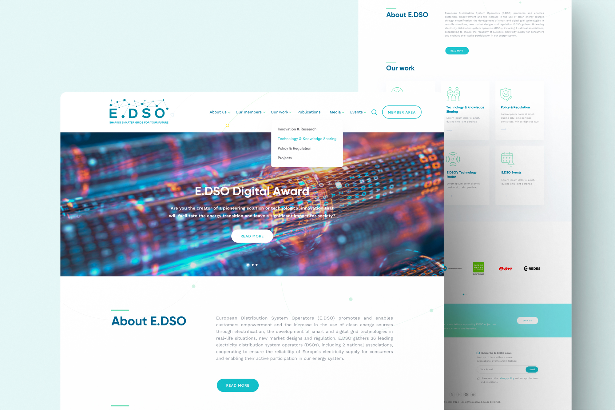 edsoforsmartgrids webdesign simpl