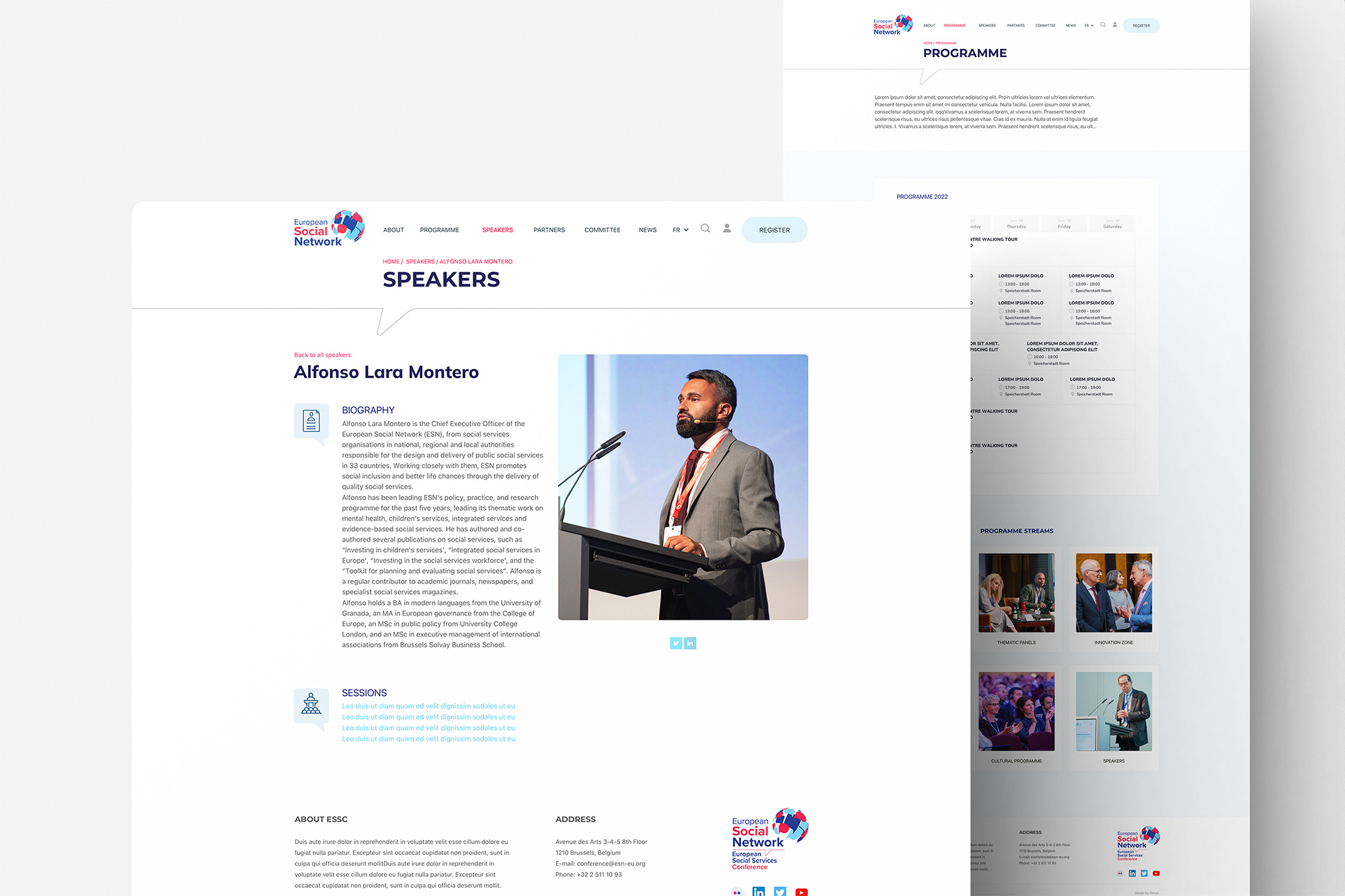 esn website speakers